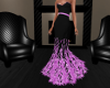Feather Gown Pink