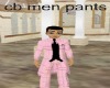 cb suit pants pink