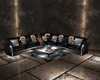 diamond rose corner sofa
