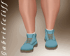 Leather Green Boots