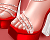 🤍Demie red heels