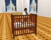 Crib with animated mobil
