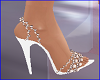 Dainty White Sandals