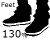 Feet 130% Scaler