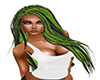 green black hair