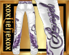[L] White Angel Pants M
