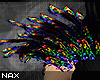 !N Rainbow Peacock shoul