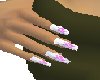 pink star nails