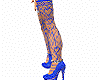 Sexy in Blue Heels