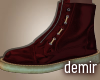 [D] Casual wine boots