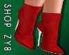 ZY: Sexy Santa Red Boots