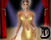 D Gold Sexy Gown