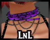 Purple witch collar
