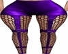 Latex Net Pants Purple