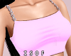 S-Basic Top Pink Chain