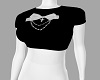 white cross bow top