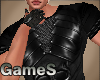 ~S Goth Top-Male-BLACK