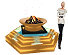 Gold Fire Fountain