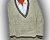 Cream Preppy Sweater