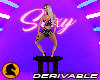 ♞Sexy Dance Side Table