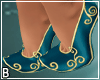 Genie Gold Teal Shoes