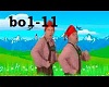 boven op de berg