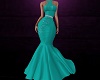Turquoise Mermaid Gown