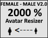 Avatar scaler 2000% V2.0