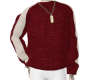 Red Knit Sweater M
