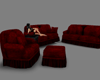 *RV* Red Sofa Set