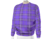 Lavender Plaid Sweater