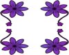 Purple Flower Frame 4 F