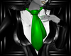 green classy tie