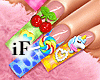 Colorful Charm Nails