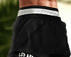 BLACK GYM SHORTS