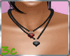 [3c] Hearts Necklaces