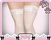 RLS lace sockies white