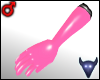 PVC gloves pink (m)