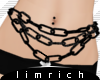 Belly Chains ~ PVC/Black