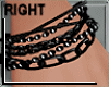 Black Chains Bracelets