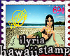 PHz ~ilyria Hawaii stamp