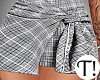 T! Grey Plaid Skirt RL