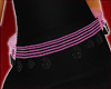 RH Pink black gem belt