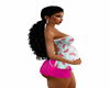 3-4 Melon Maternity Top