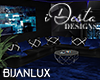 De'Lux black couch