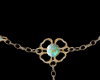 Gold Necklace-Gems