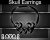 ! AYA ! Skull Earrings