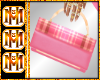 {MH3}Pink Plaid Handbag