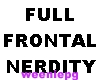 Frontal nerdity -stkr