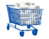 Cart With Toilet Tissue